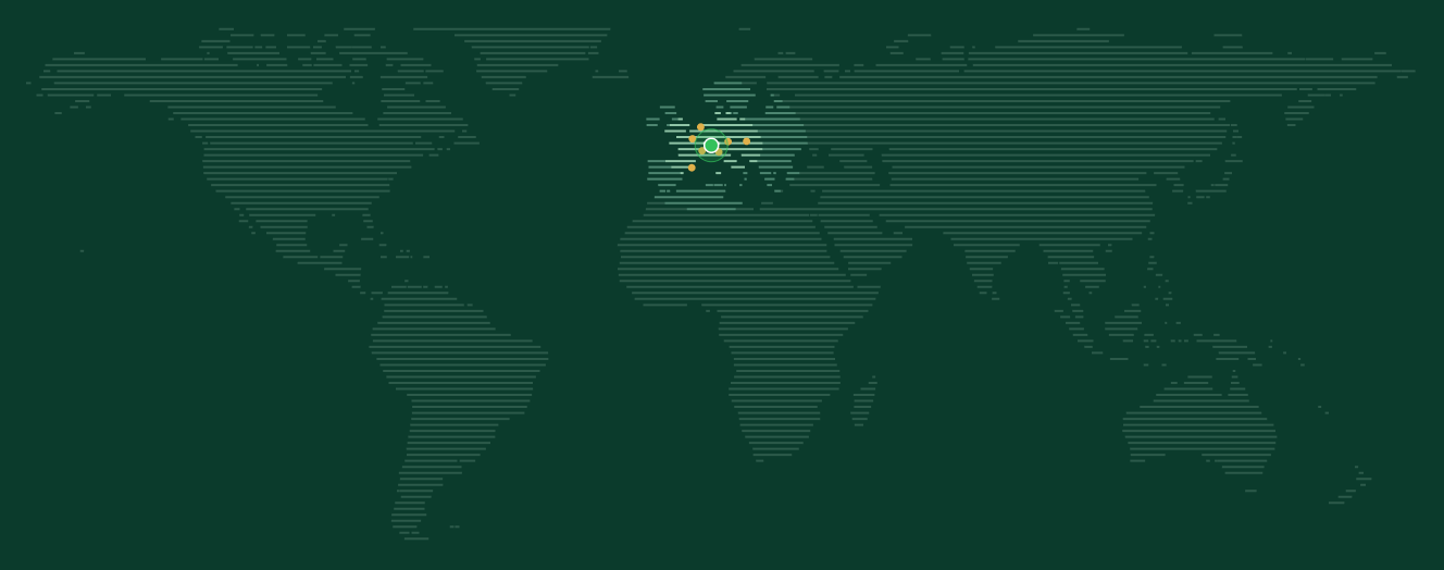 World map highlighting Switzerland, the target feedstock radius and intended European markets